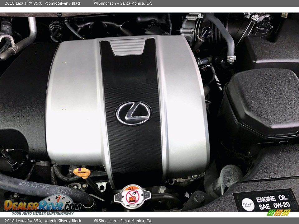 2018 Lexus RX 350 3.5 Liter DOHC 24-Valve VVT-i V6 Engine Photo #31