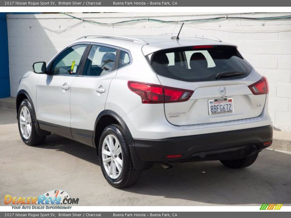 2017 Nissan Rogue Sport SV Brilliant Silver / Charcoal Photo #2