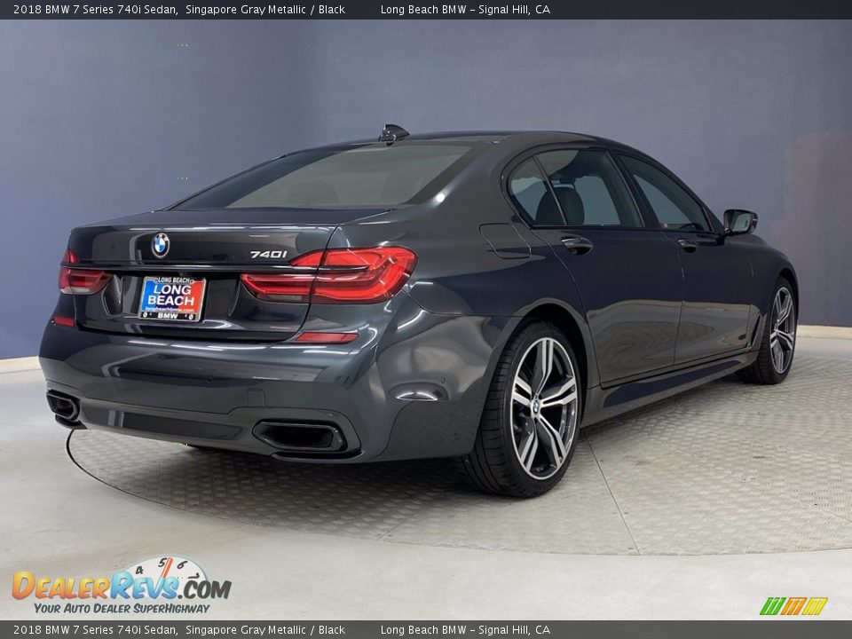 Singapore Gray Metallic 2018 BMW 7 Series 740i Sedan Photo #5