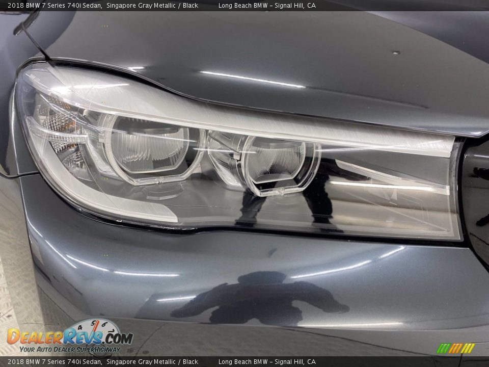 2018 BMW 7 Series 740i Sedan Singapore Gray Metallic / Black Photo #7