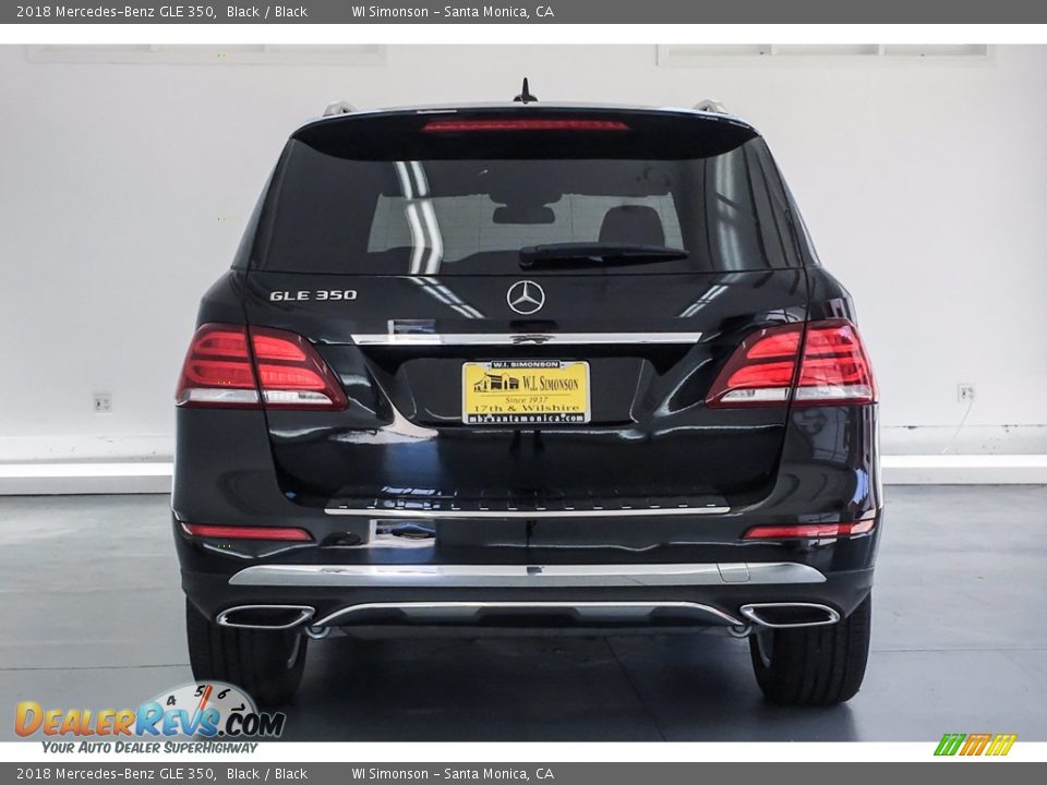 2018 Mercedes-Benz GLE 350 Black / Black Photo #3
