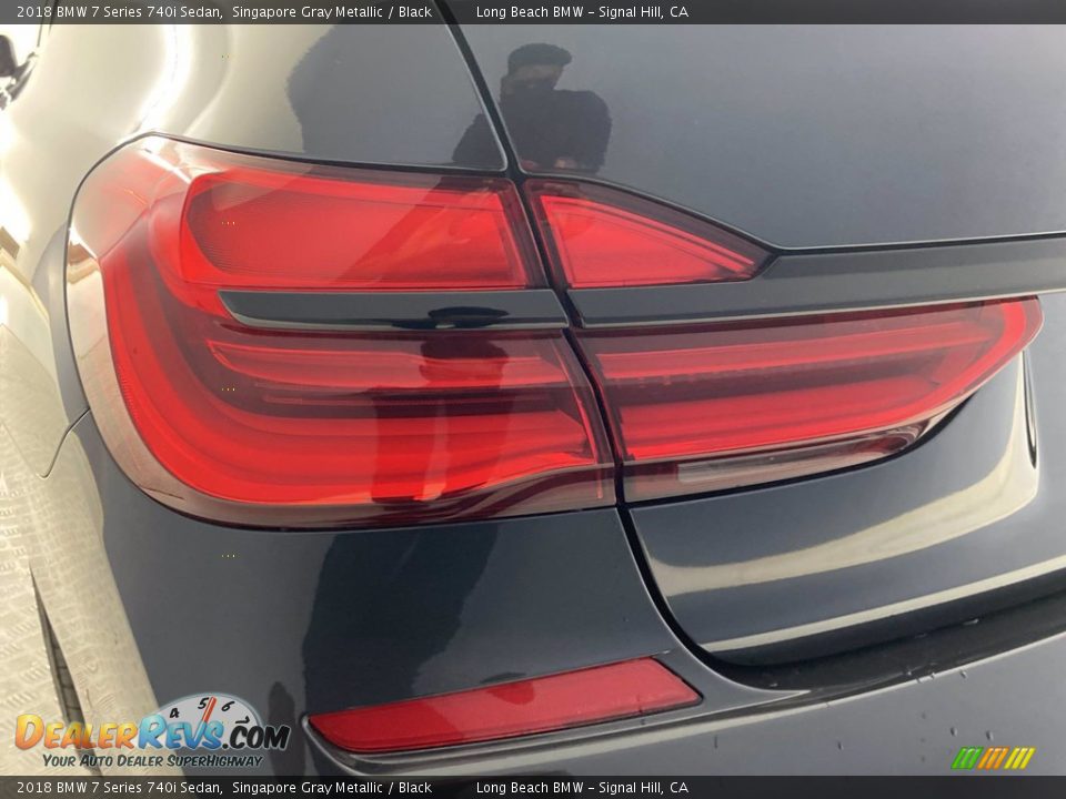 2018 BMW 7 Series 740i Sedan Singapore Gray Metallic / Black Photo #9
