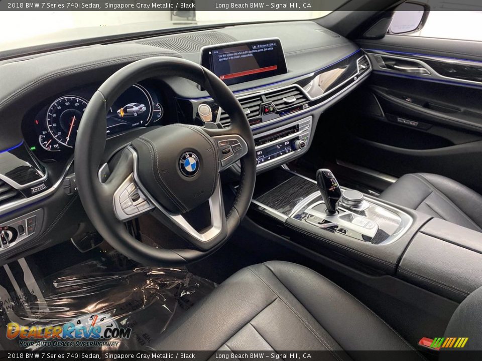 Black Interior - 2018 BMW 7 Series 740i Sedan Photo #16
