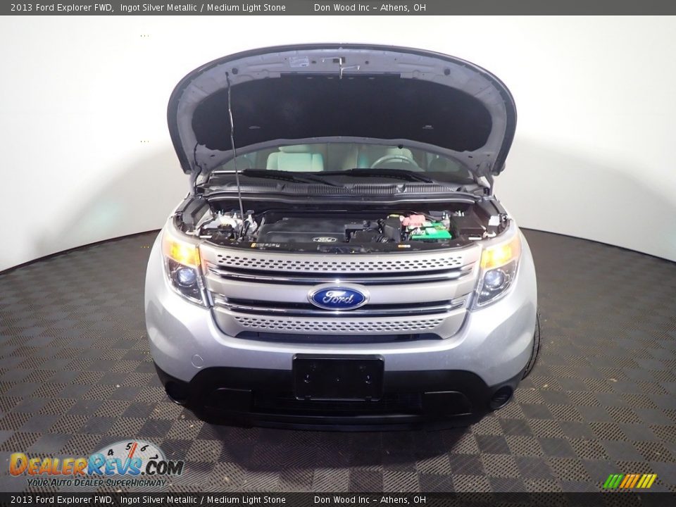 2013 Ford Explorer FWD Ingot Silver Metallic / Medium Light Stone Photo #5