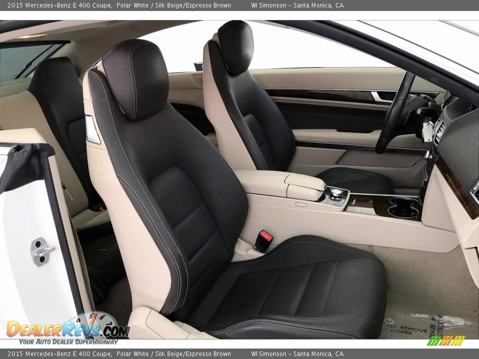 Front Seat of 2015 Mercedes-Benz E 400 Coupe Photo #6