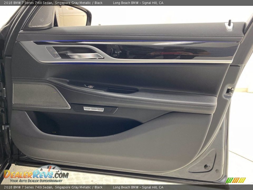 2018 BMW 7 Series 740i Sedan Singapore Gray Metallic / Black Photo #32