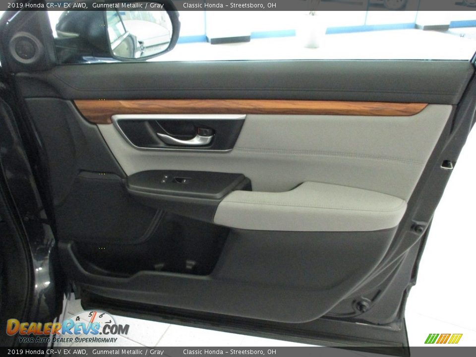 2019 Honda CR-V EX AWD Gunmetal Metallic / Gray Photo #14