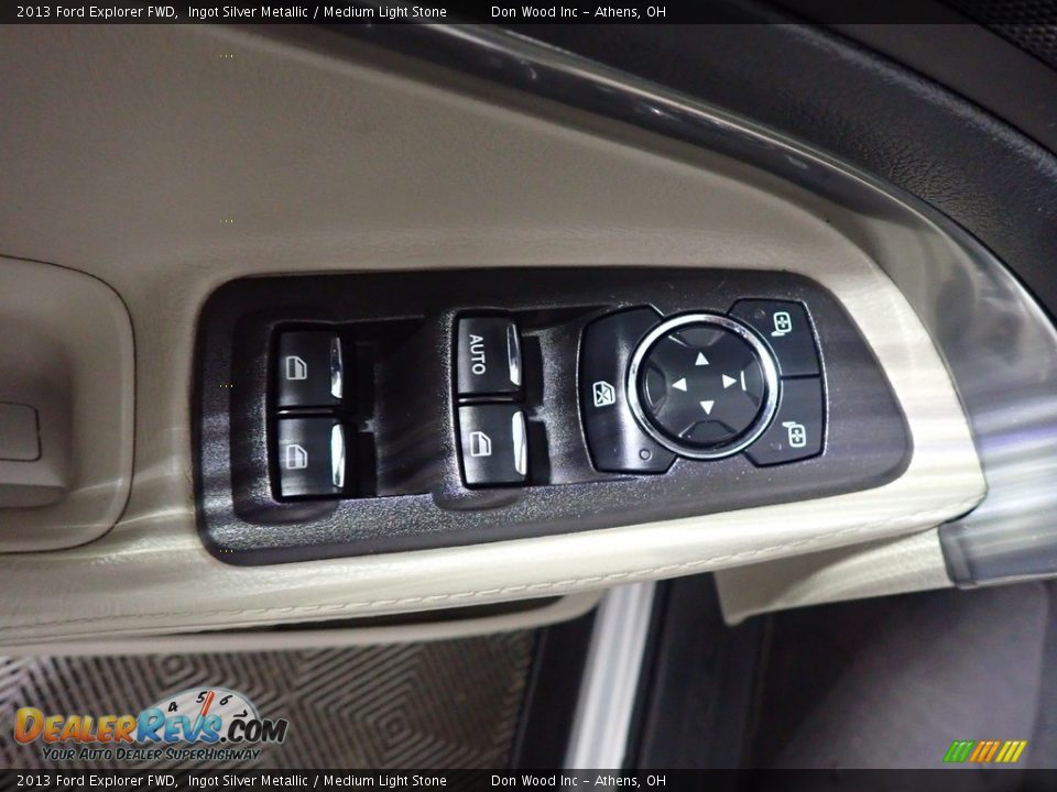2013 Ford Explorer FWD Ingot Silver Metallic / Medium Light Stone Photo #20
