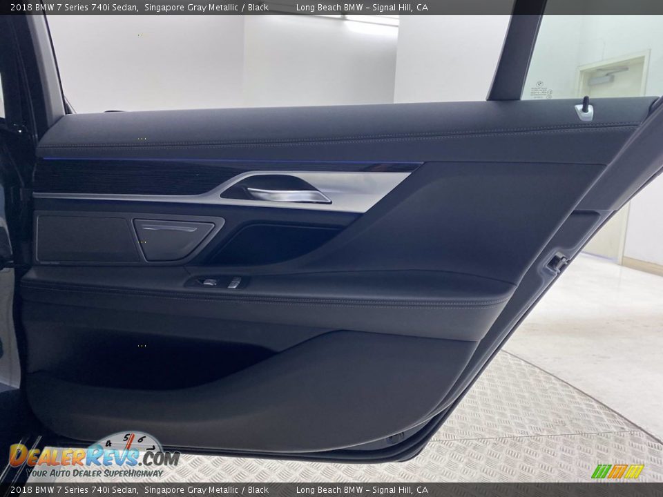 2018 BMW 7 Series 740i Sedan Singapore Gray Metallic / Black Photo #35