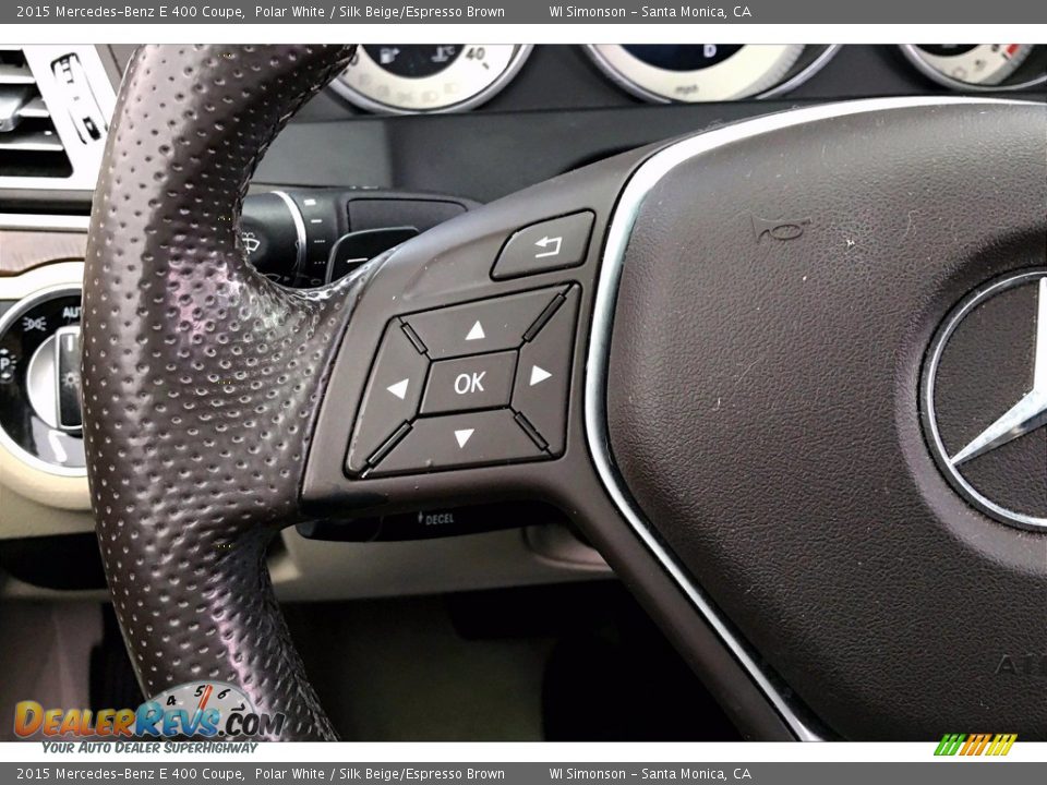 Controls of 2015 Mercedes-Benz E 400 Coupe Photo #21