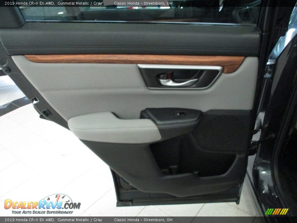 2019 Honda CR-V EX AWD Gunmetal Metallic / Gray Photo #23