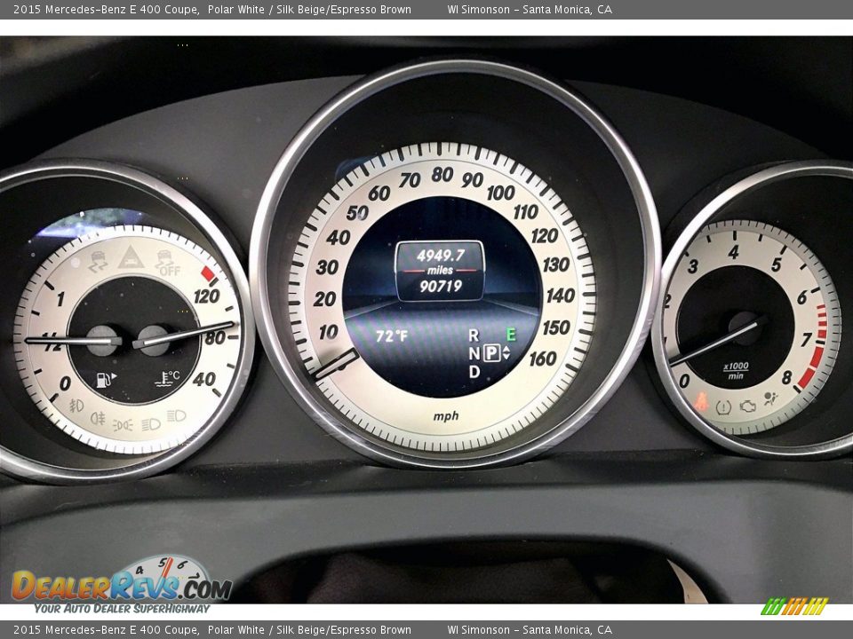 2015 Mercedes-Benz E 400 Coupe Gauges Photo #23