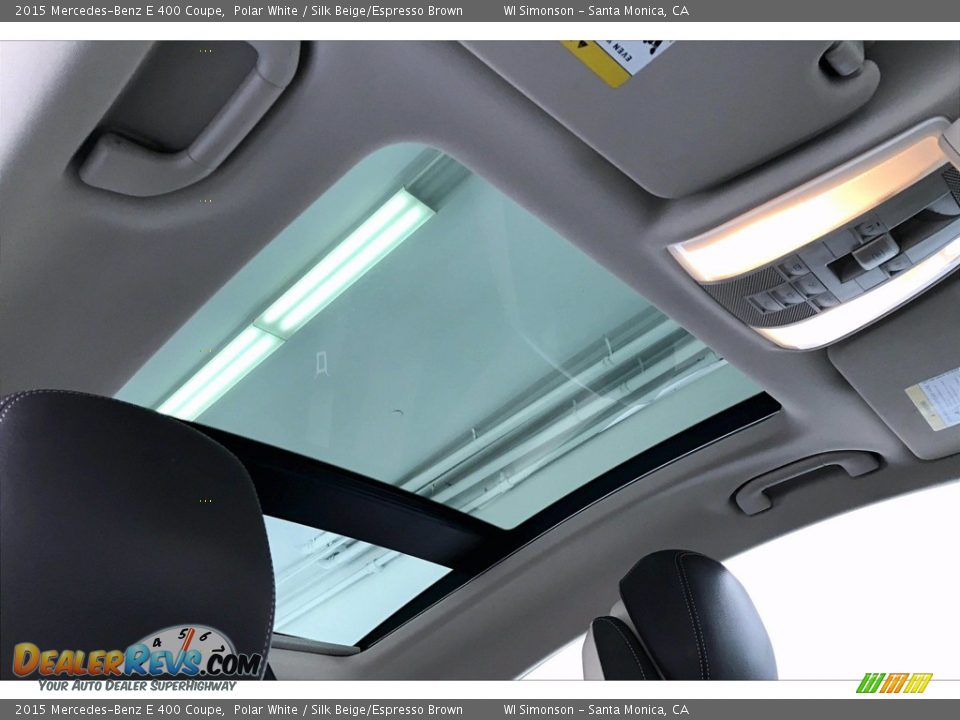 Sunroof of 2015 Mercedes-Benz E 400 Coupe Photo #25