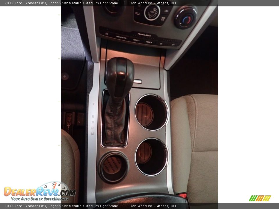 2013 Ford Explorer FWD Ingot Silver Metallic / Medium Light Stone Photo #31