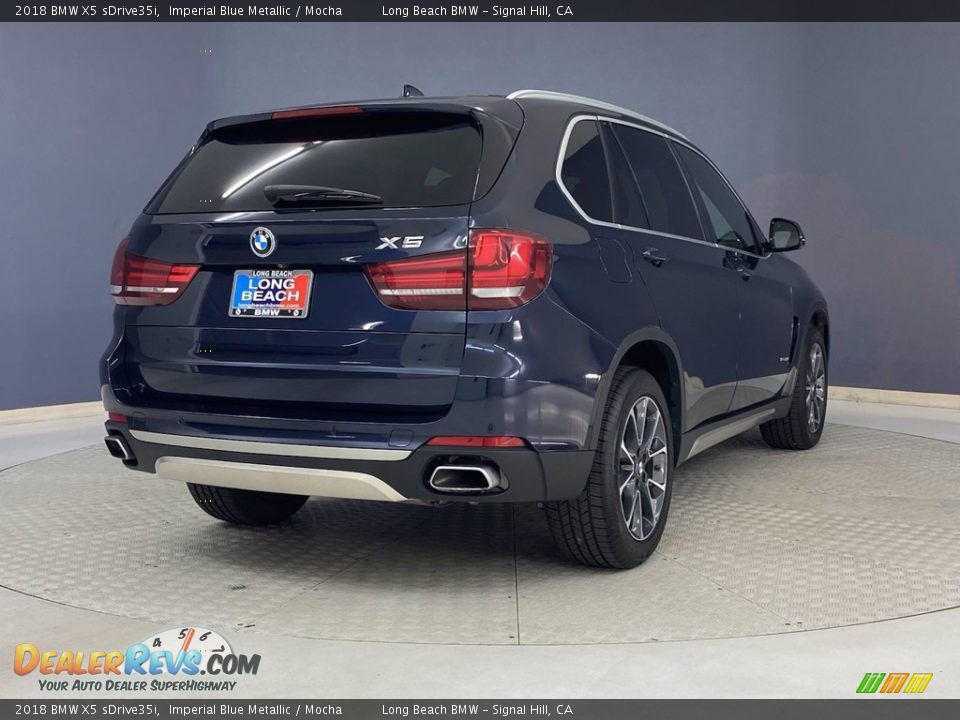 2018 BMW X5 sDrive35i Imperial Blue Metallic / Mocha Photo #5