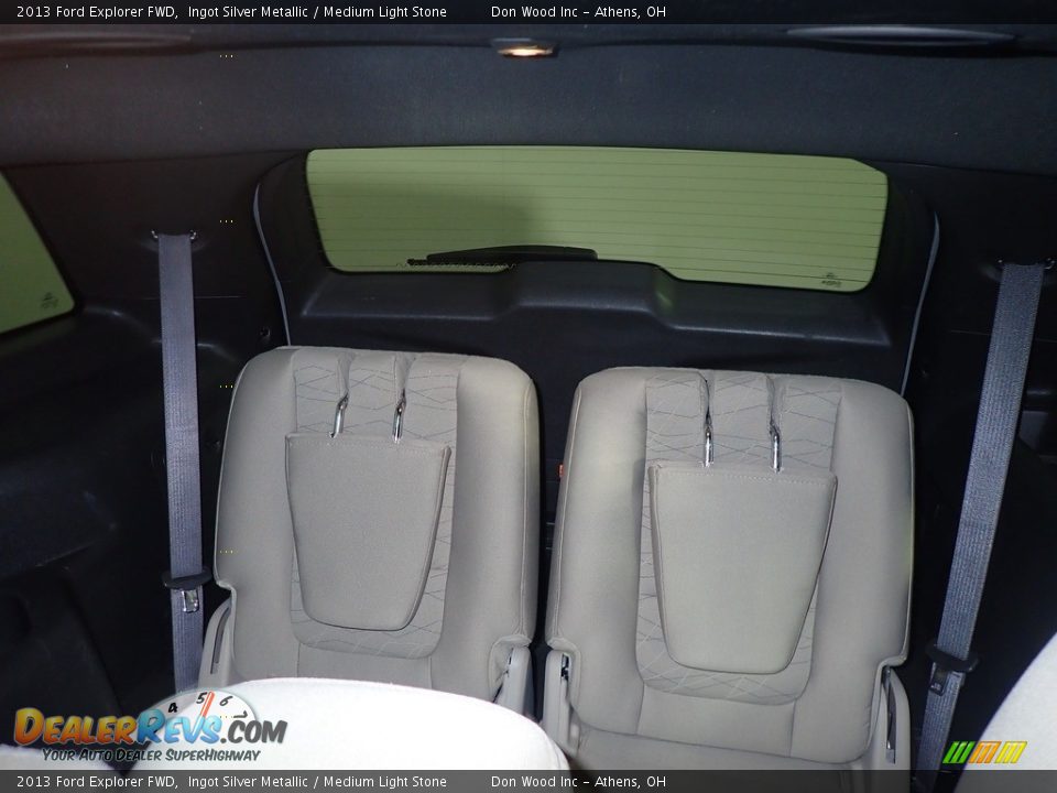 2013 Ford Explorer FWD Ingot Silver Metallic / Medium Light Stone Photo #35