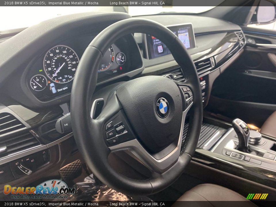 2018 BMW X5 sDrive35i Imperial Blue Metallic / Mocha Photo #16