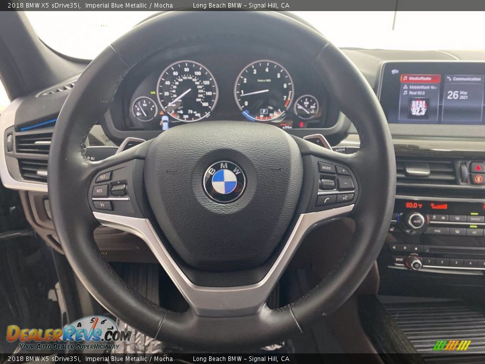 2018 BMW X5 sDrive35i Imperial Blue Metallic / Mocha Photo #18