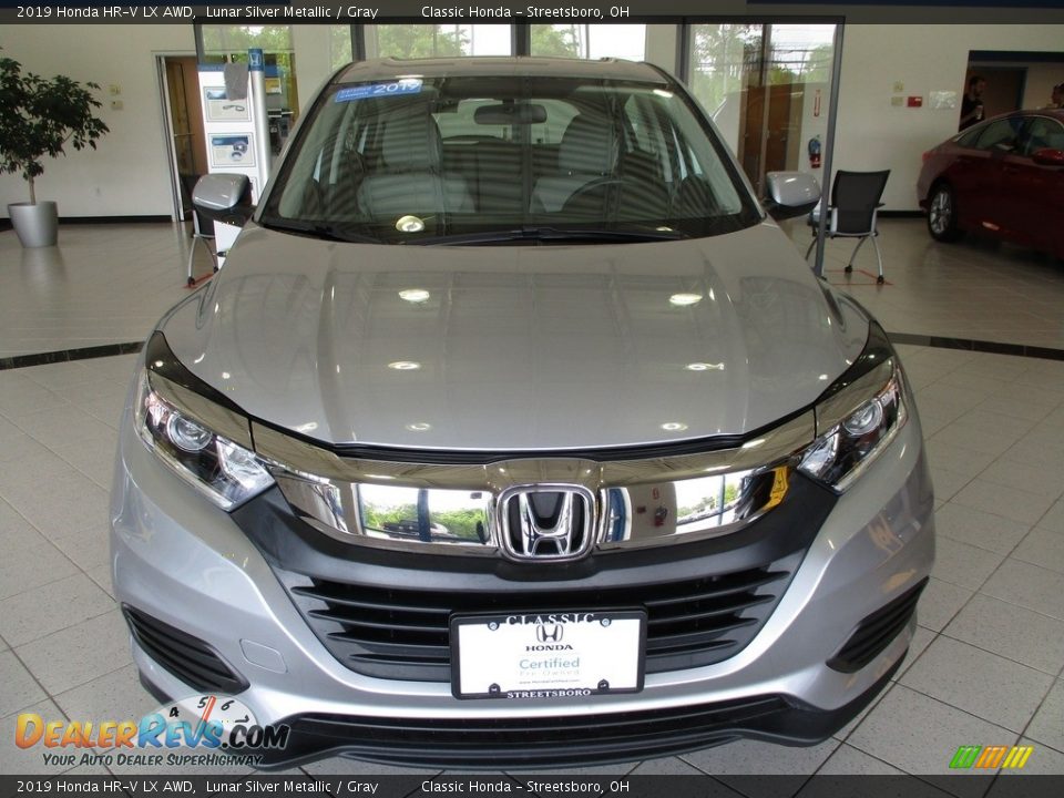 2019 Honda HR-V LX AWD Lunar Silver Metallic / Gray Photo #2