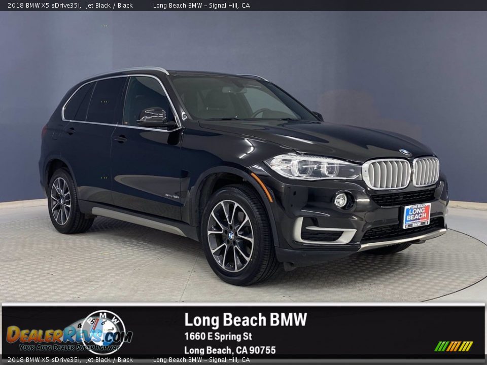 2018 BMW X5 sDrive35i Jet Black / Black Photo #1