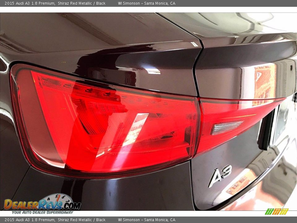 2015 Audi A3 1.8 Premium Shiraz Red Metallic / Black Photo #29