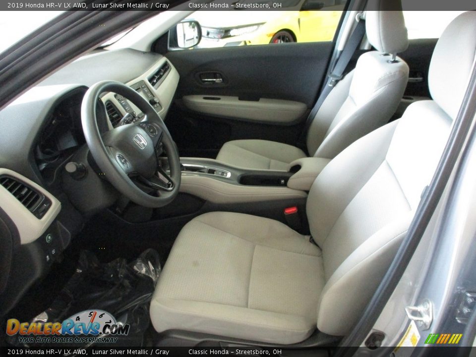 2019 Honda HR-V LX AWD Lunar Silver Metallic / Gray Photo #29