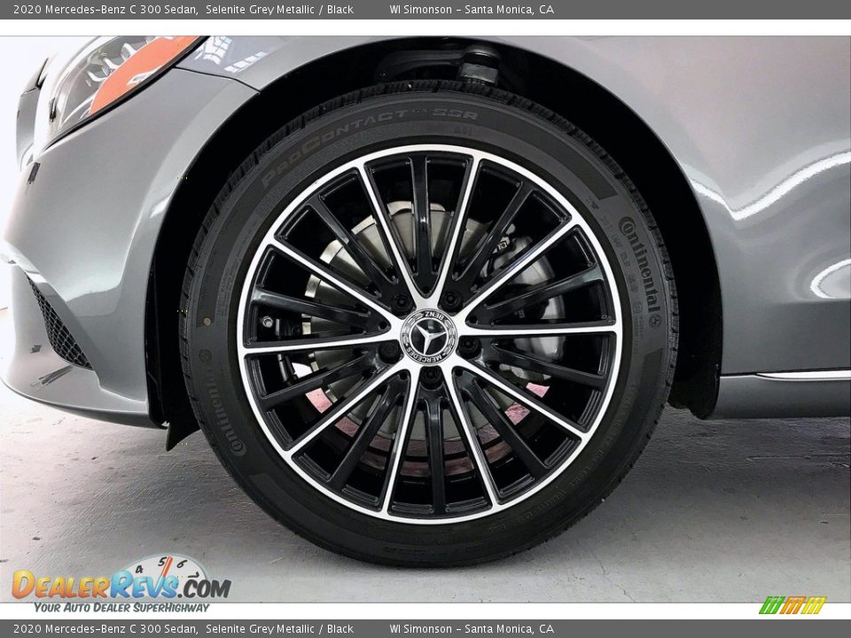 2020 Mercedes-Benz C 300 Sedan Selenite Grey Metallic / Black Photo #8
