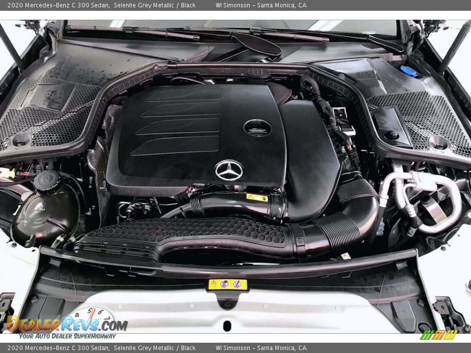 2020 Mercedes-Benz C 300 Sedan Selenite Grey Metallic / Black Photo #9