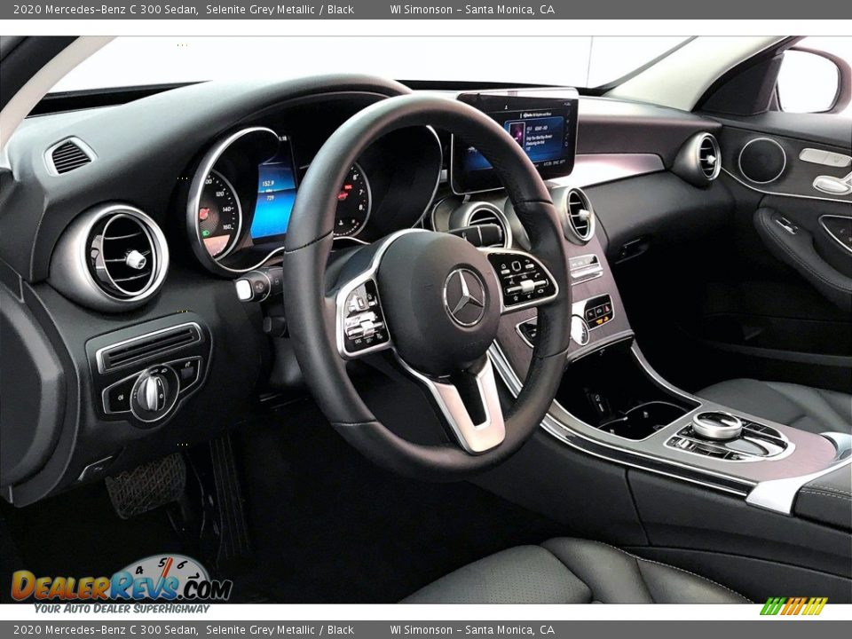 2020 Mercedes-Benz C 300 Sedan Selenite Grey Metallic / Black Photo #14