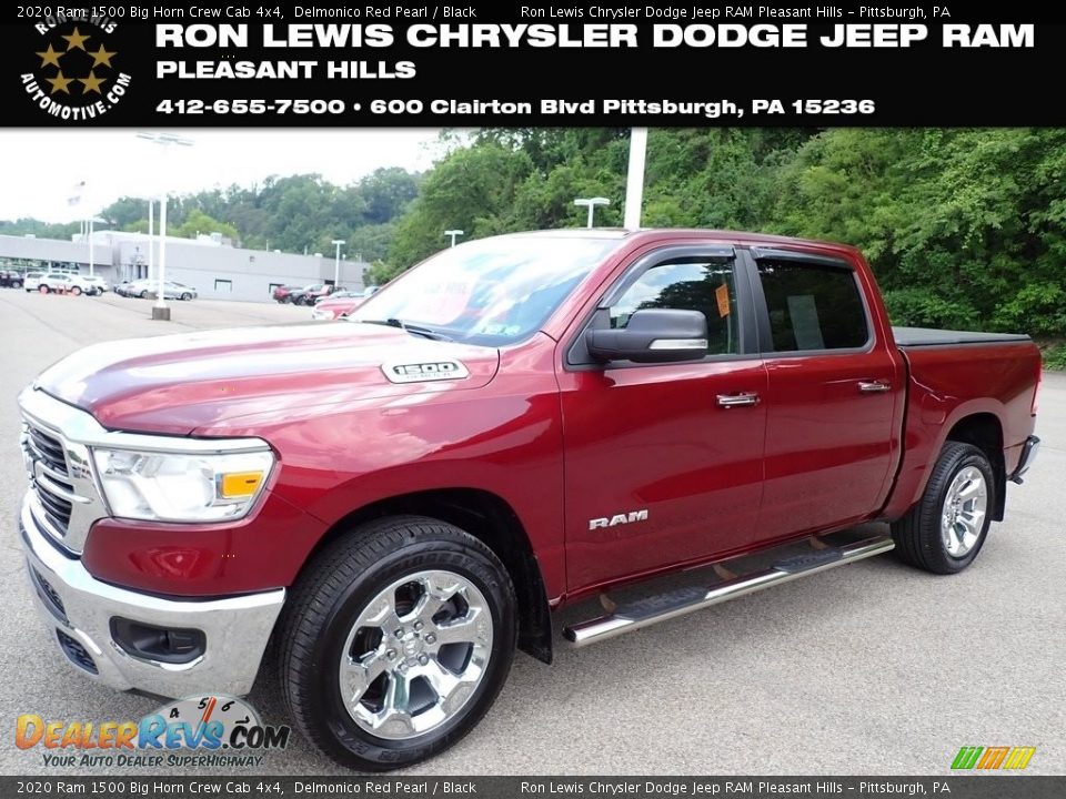 2020 Ram 1500 Big Horn Crew Cab 4x4 Delmonico Red Pearl / Black Photo #1