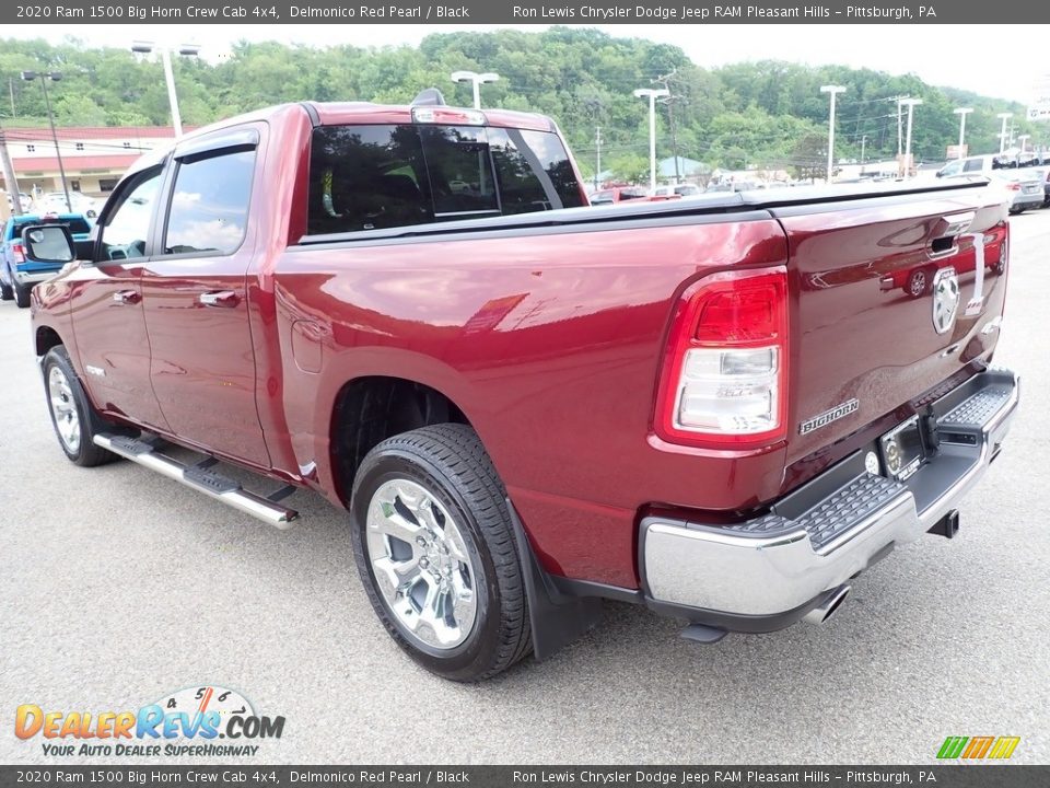 2020 Ram 1500 Big Horn Crew Cab 4x4 Delmonico Red Pearl / Black Photo #3