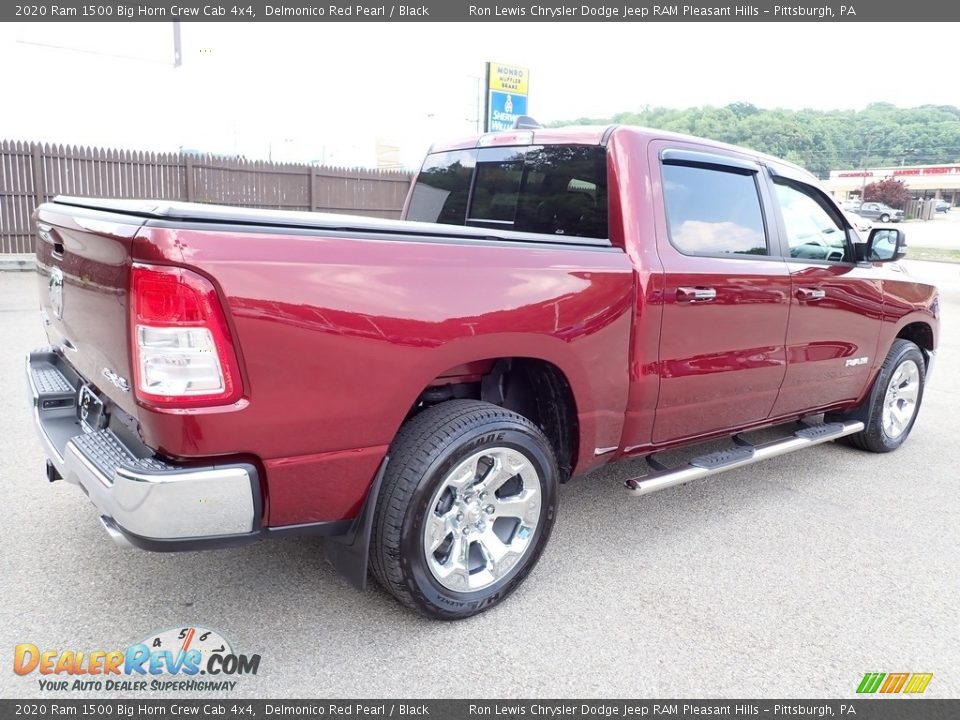 2020 Ram 1500 Big Horn Crew Cab 4x4 Delmonico Red Pearl / Black Photo #6