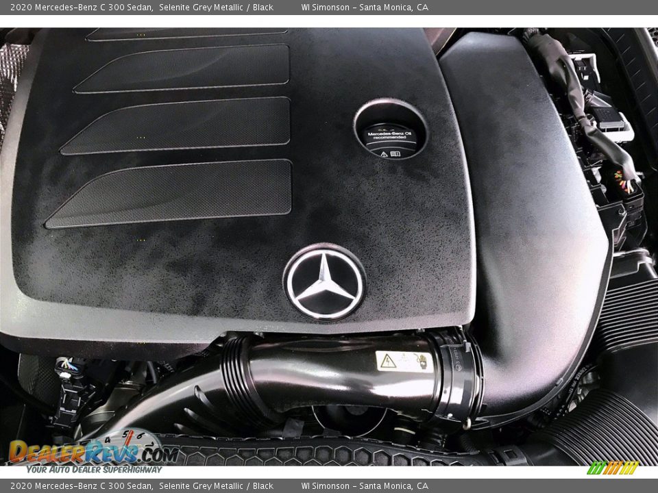 2020 Mercedes-Benz C 300 Sedan Selenite Grey Metallic / Black Photo #32