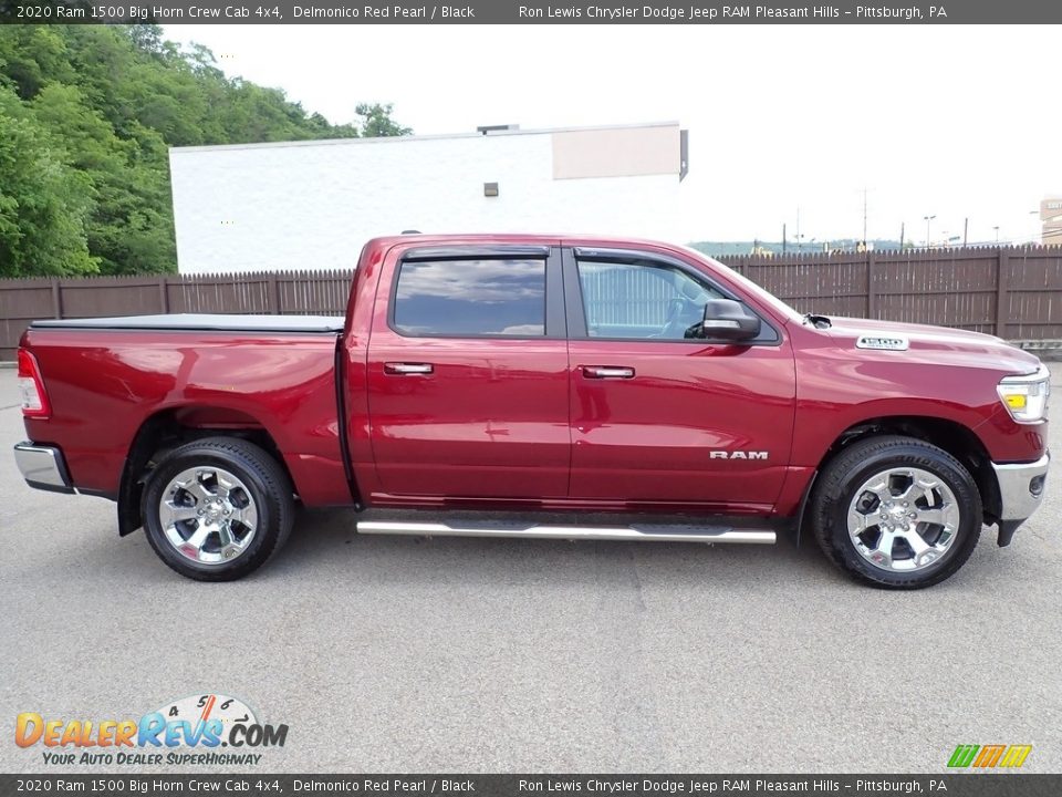 2020 Ram 1500 Big Horn Crew Cab 4x4 Delmonico Red Pearl / Black Photo #7