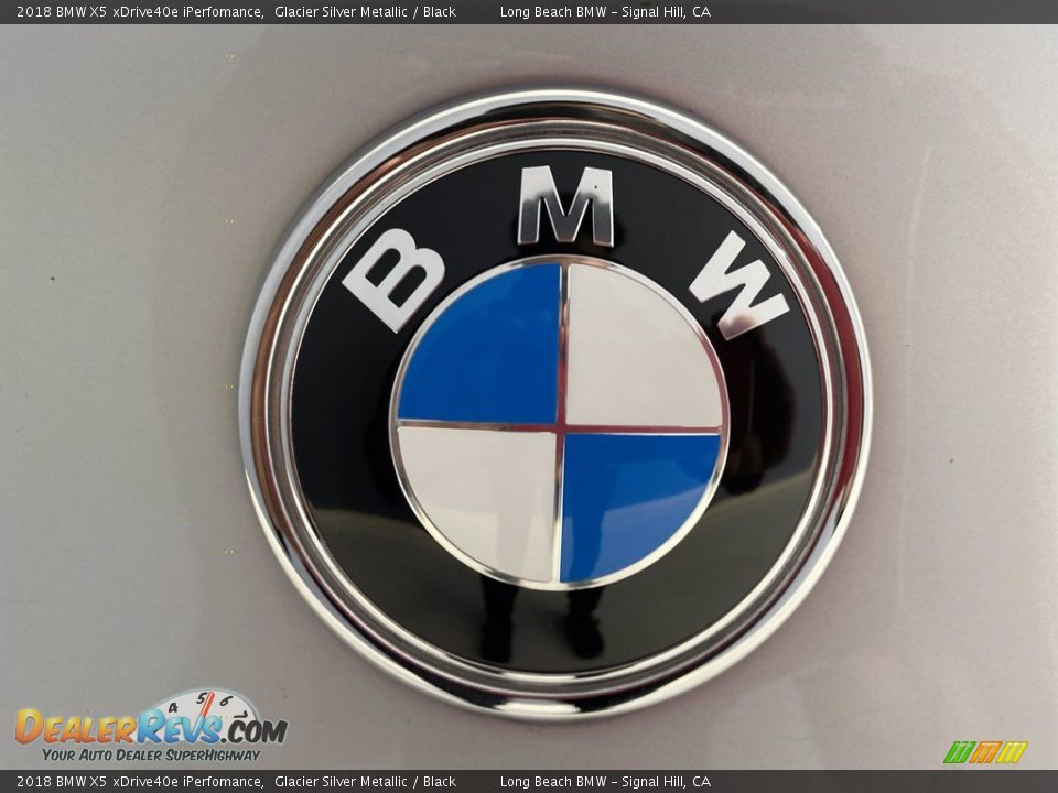 2018 BMW X5 xDrive40e iPerfomance Glacier Silver Metallic / Black Photo #10