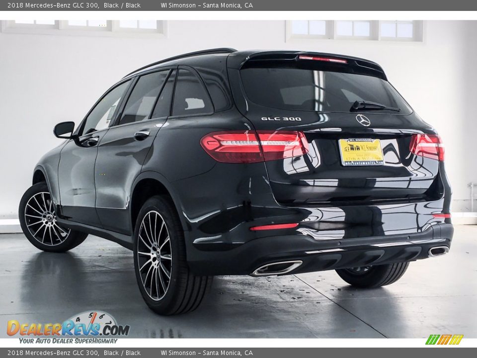 2018 Mercedes-Benz GLC 300 Black / Black Photo #3