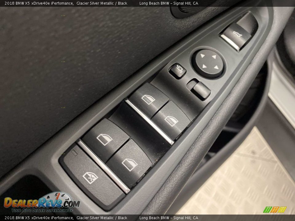 2018 BMW X5 xDrive40e iPerfomance Glacier Silver Metallic / Black Photo #14