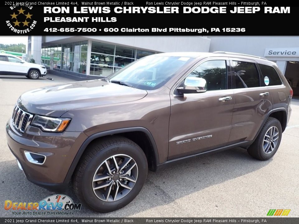 2021 Jeep Grand Cherokee Limited 4x4 Walnut Brown Metallic / Black Photo #1