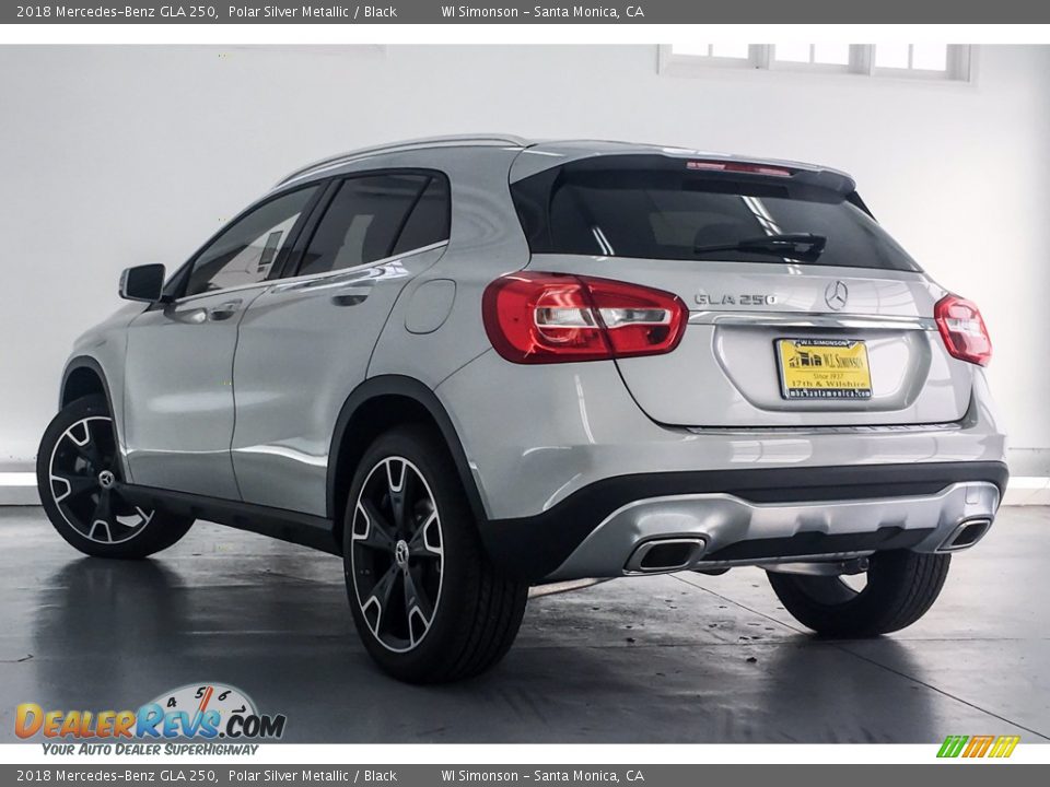 2018 Mercedes-Benz GLA 250 Polar Silver Metallic / Black Photo #3