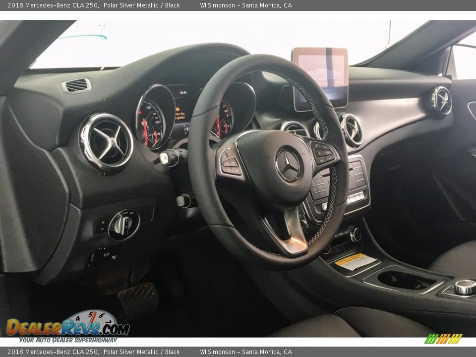 2018 Mercedes-Benz GLA 250 Polar Silver Metallic / Black Photo #5