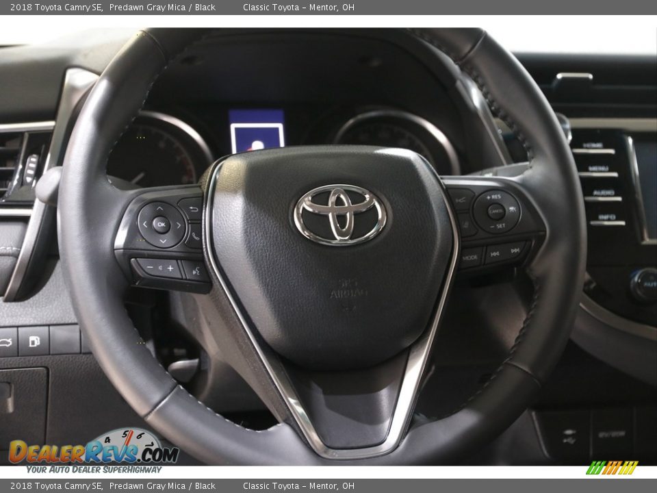 2018 Toyota Camry SE Predawn Gray Mica / Black Photo #7