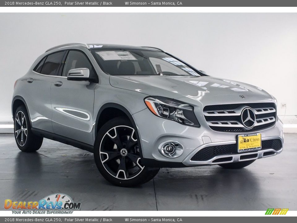 2018 Mercedes-Benz GLA 250 Polar Silver Metallic / Black Photo #12