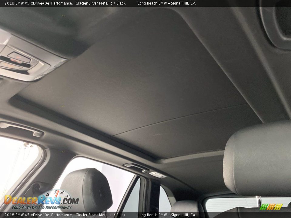 2018 BMW X5 xDrive40e iPerfomance Glacier Silver Metallic / Black Photo #31