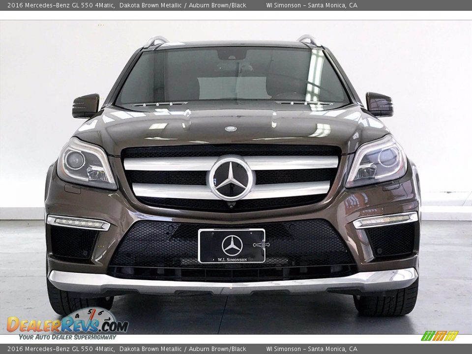 2016 Mercedes-Benz GL 550 4Matic Dakota Brown Metallic / Auburn Brown/Black Photo #2