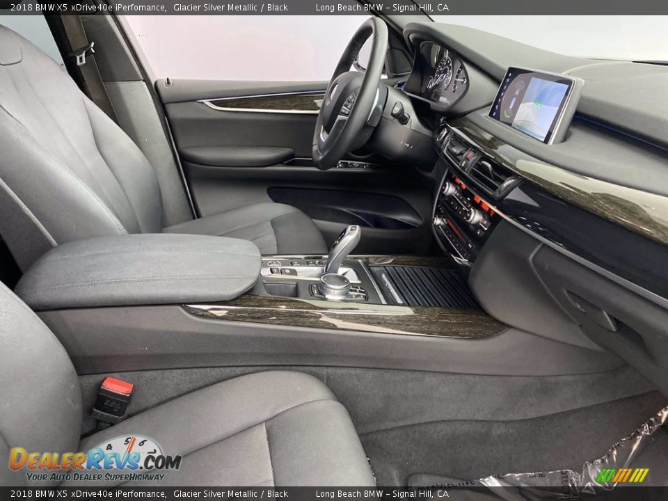 2018 BMW X5 xDrive40e iPerfomance Glacier Silver Metallic / Black Photo #33