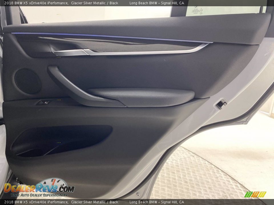 2018 BMW X5 xDrive40e iPerfomance Glacier Silver Metallic / Black Photo #35