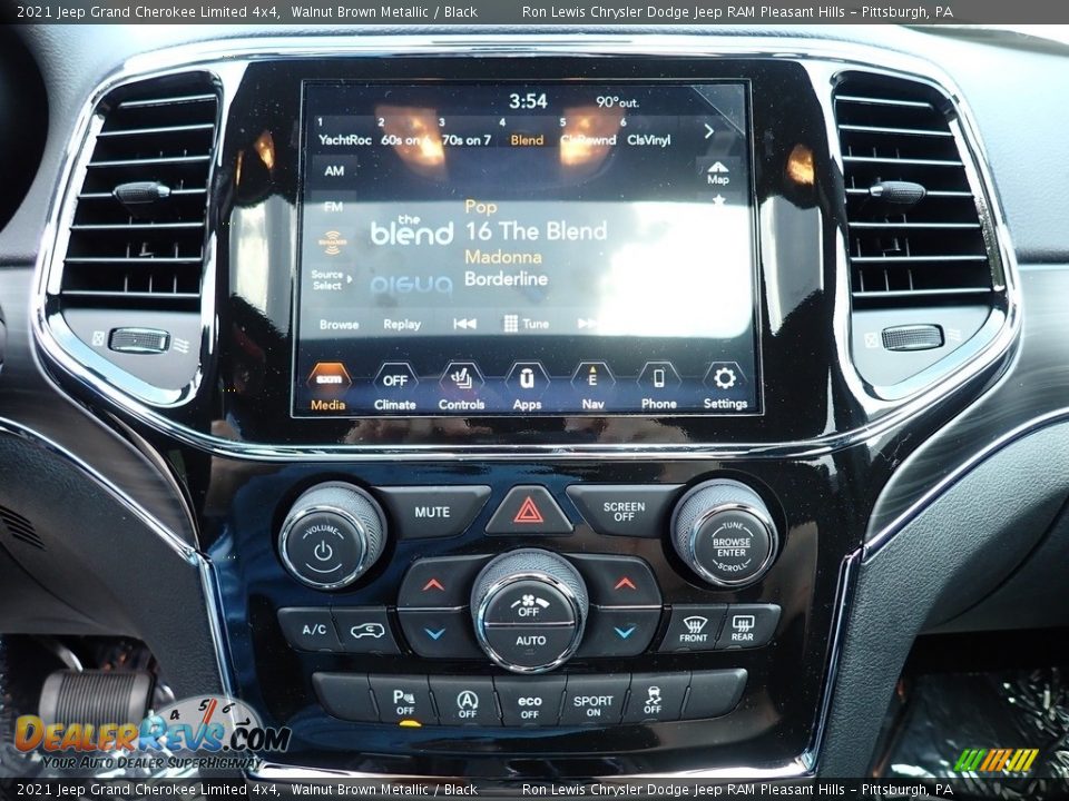 2021 Jeep Grand Cherokee Limited 4x4 Walnut Brown Metallic / Black Photo #20