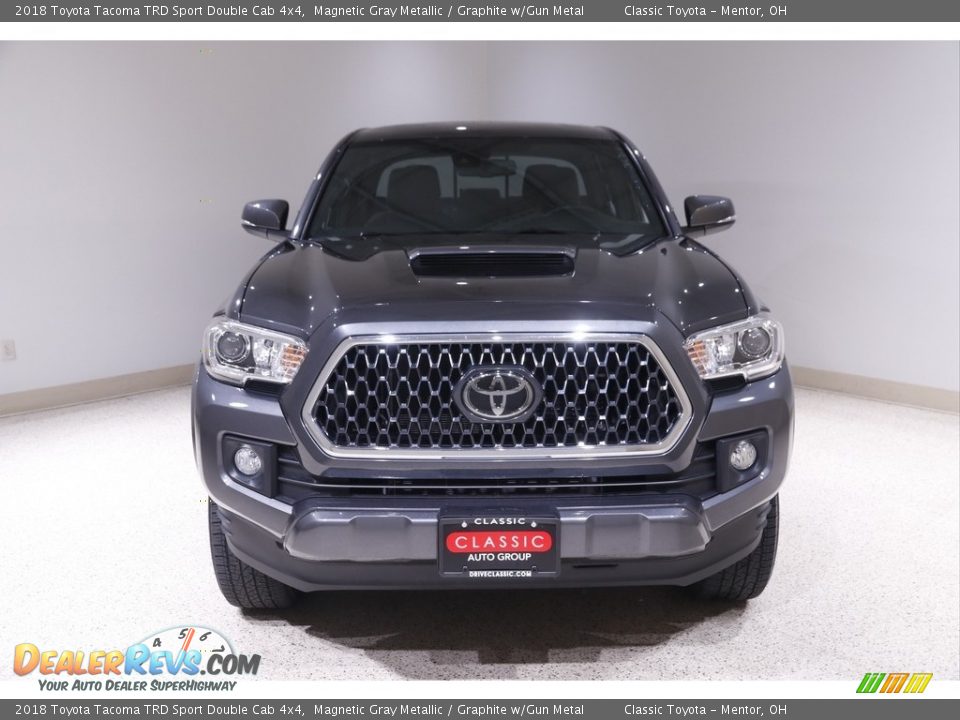 2018 Toyota Tacoma TRD Sport Double Cab 4x4 Magnetic Gray Metallic / Graphite w/Gun Metal Photo #2