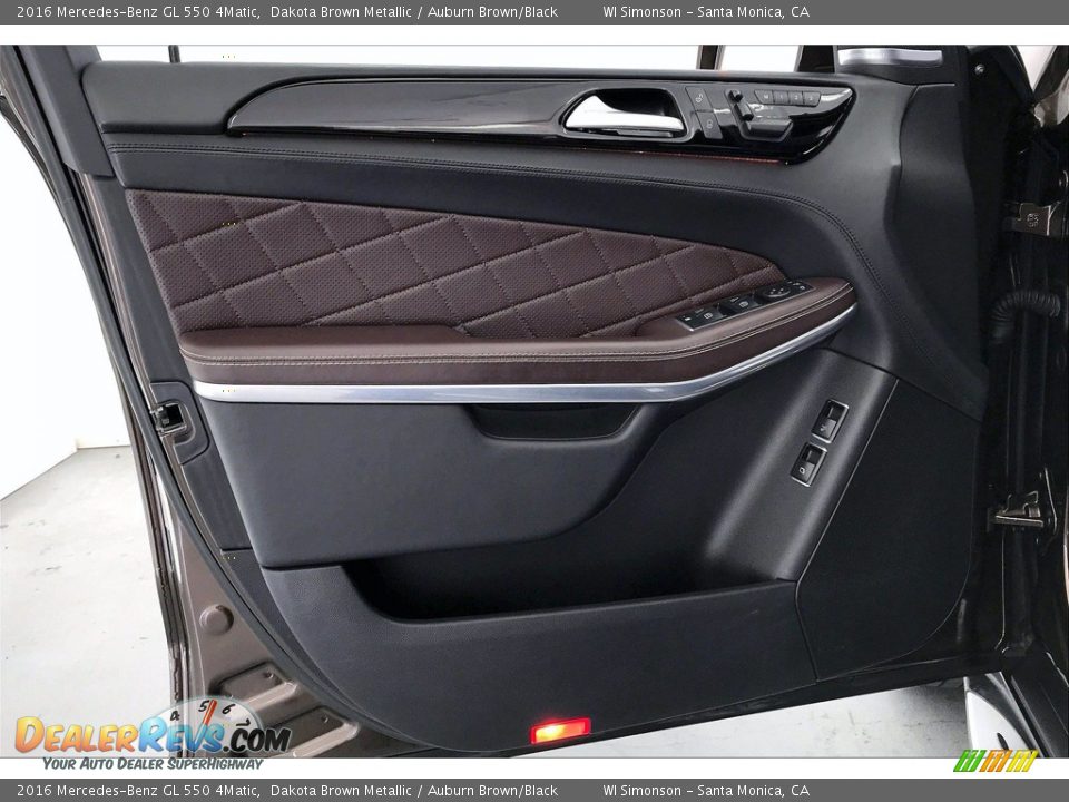 2016 Mercedes-Benz GL 550 4Matic Dakota Brown Metallic / Auburn Brown/Black Photo #26