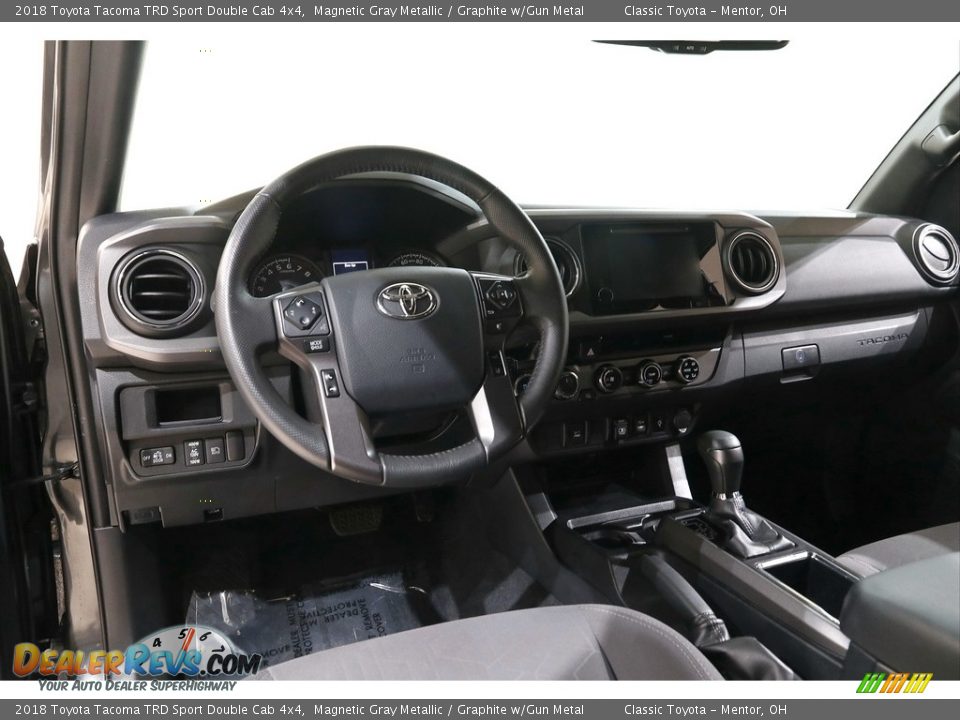 2018 Toyota Tacoma TRD Sport Double Cab 4x4 Magnetic Gray Metallic / Graphite w/Gun Metal Photo #6